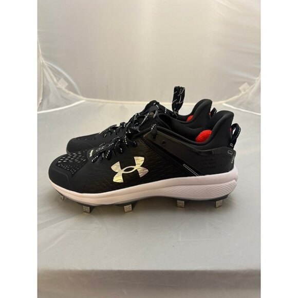 Under Armour womens yard low mt black baseball cleats size 9 3027060 001 - Picture 4 of 6